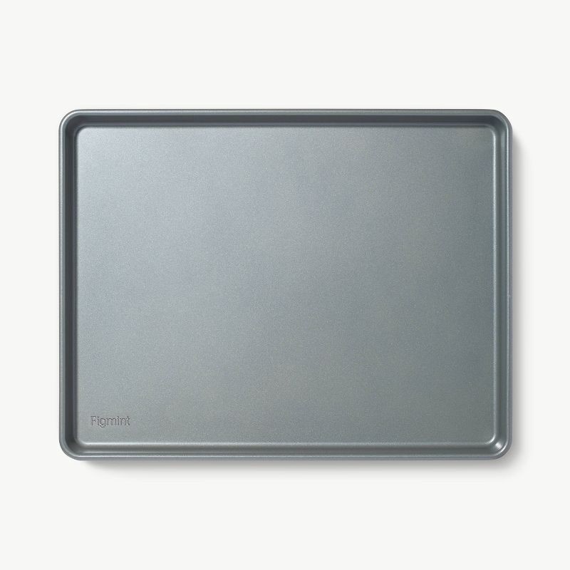 slide 1 of 5, 12"x16" Nonstick Aluminized Steel Baking Sheet Gray - Figmint™: Cookie Sheet, Oven-Safe, Dishwasher-Safe, 1 ct