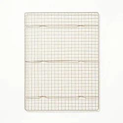 Nonstick Carbon Steel Cooling Rack Gold - Figmint™: Grill & Griddle, Dishwasher & Oven Safe, 1 Year Warranty