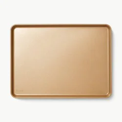15"x21" Nonstick Aluminized Steel Baking Sheet Gold - Figmint™: Large Cookie Sheet, Oven & Dishwasher Safe