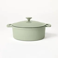 5.5qt Enamel Dutch Oven Sage Green - Figmint™