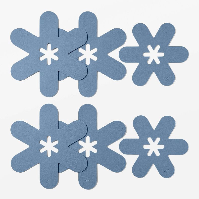 slide 7 of 9, 12pc Nonstick Ceramic Coated Aluminum Cookware Set Blue - Figmint™, 12 ct