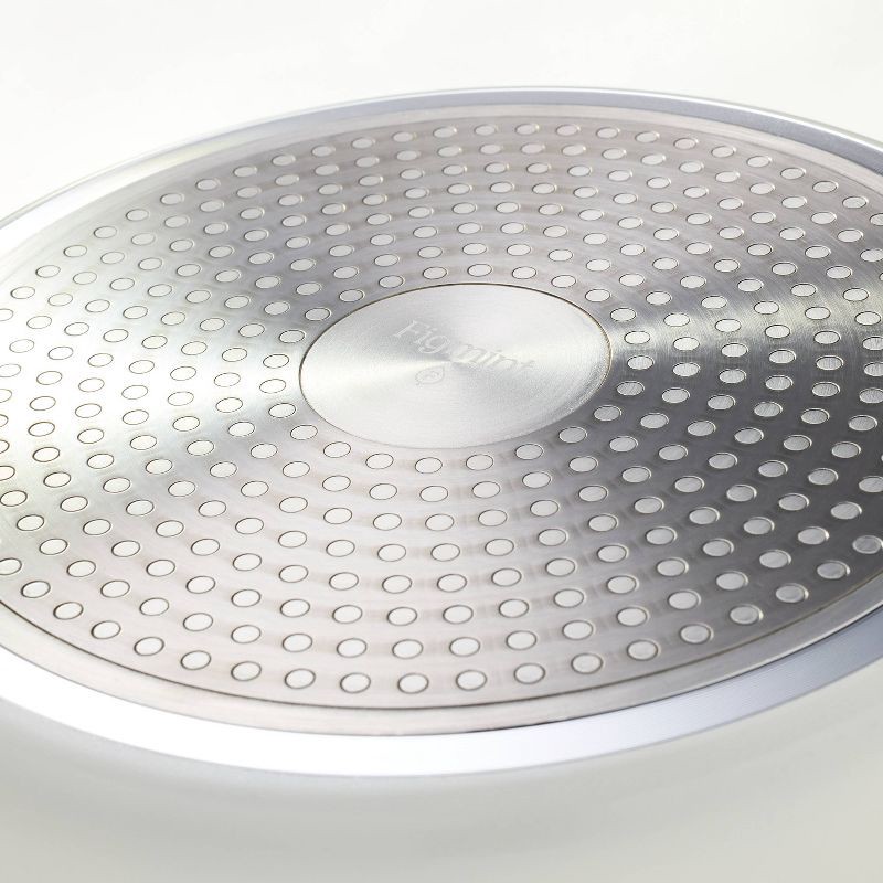 slide 4 of 8, 3qt Nonstick Ceramic Coated Aluminum Sauce Pan Cream - Figmint™, 3 qt