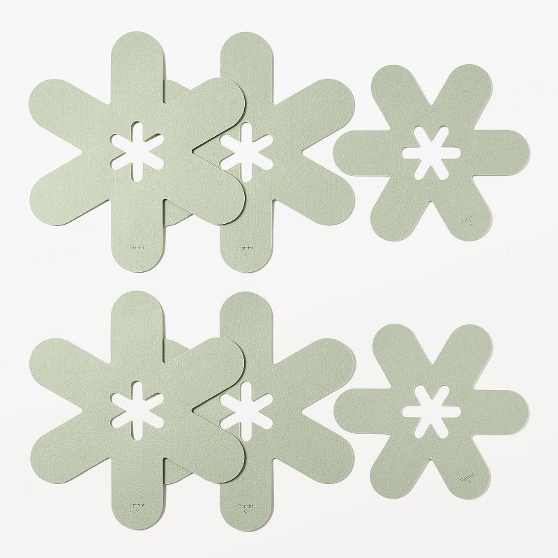 slide 7 of 7, 12pc Nonstick Ceramic Coated Aluminum Cookware Set Sage Green - Figmint™, 12 ct