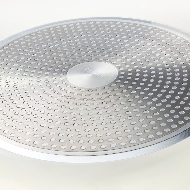 slide 5 of 9, 5qt Nonstick Ceramic Coated Aluminum Saute Pan Cream - Figmint™, 5 qt