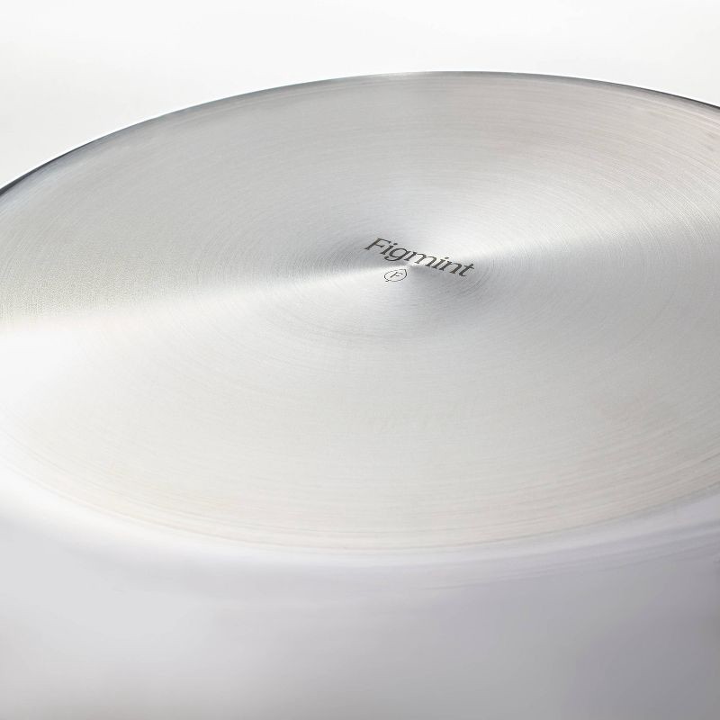 slide 6 of 9, 7pc Stainless Steel Cookware Set Silver - Figmint™, 7 ct