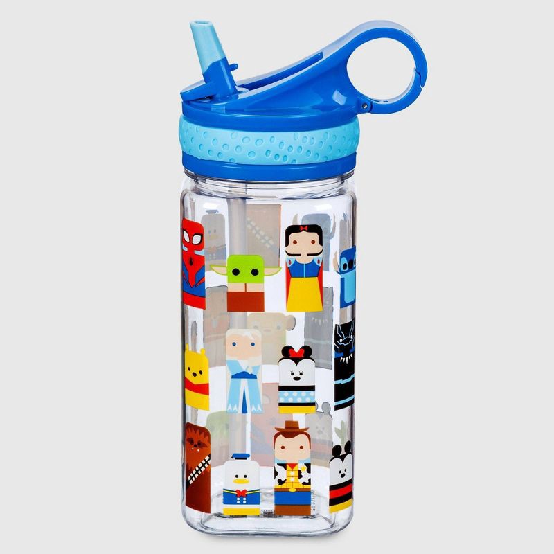  Disney Frozen Water Bottle with Built In Straw : Sports &  Outdoors