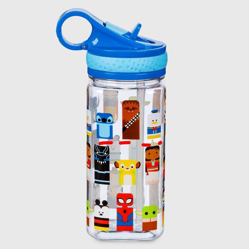 16oz Stitch Unified Characters Water Bottle with Built-in Straw