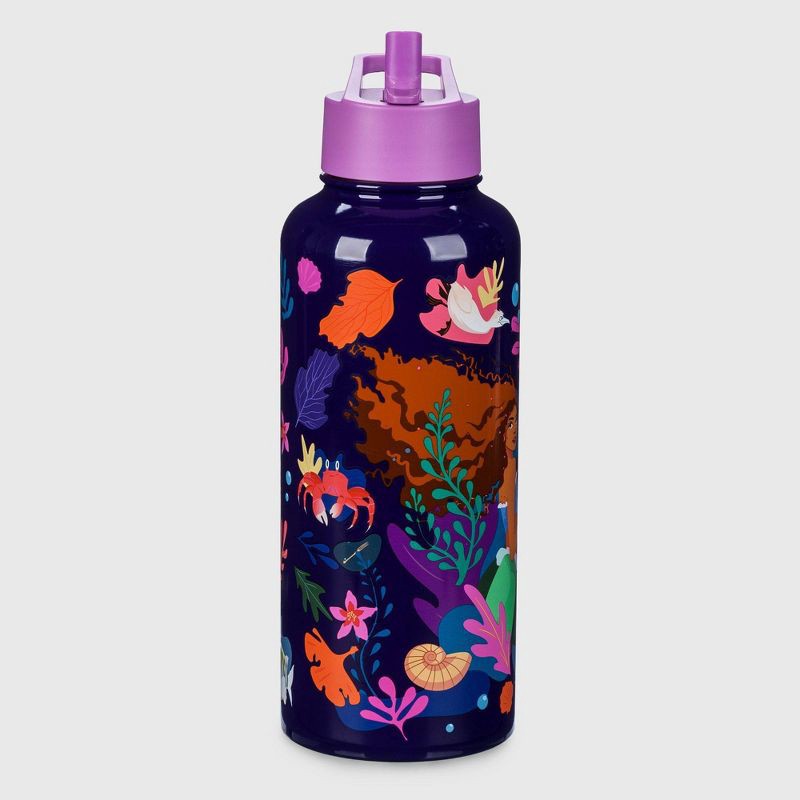 32 oz. Water Bottle with built in straw -18 colors available