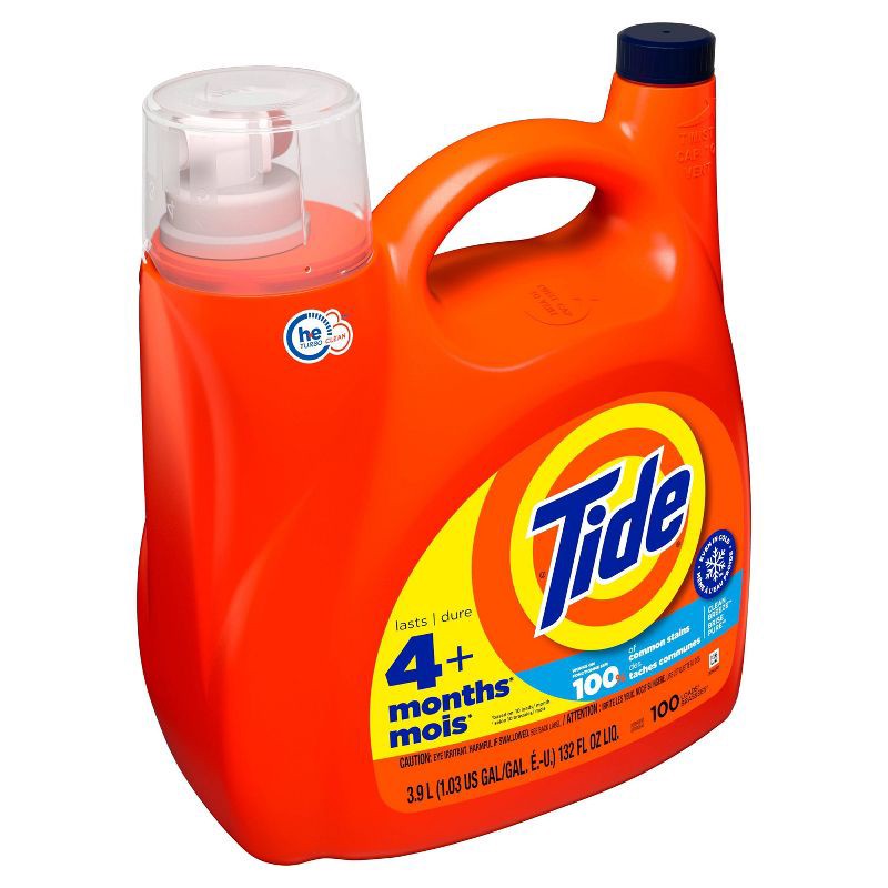 slide 5 of 6, Tide Clean Breeze High Efficiency Liquid Laundry Detergent - 132 fl oz, 132 fl oz