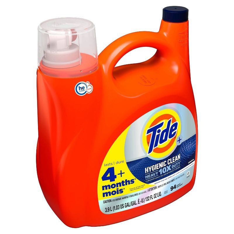 slide 8 of 8, Tide Liquid Clean Laundry Detergent - Original - 132 fl oz, 132 fl oz