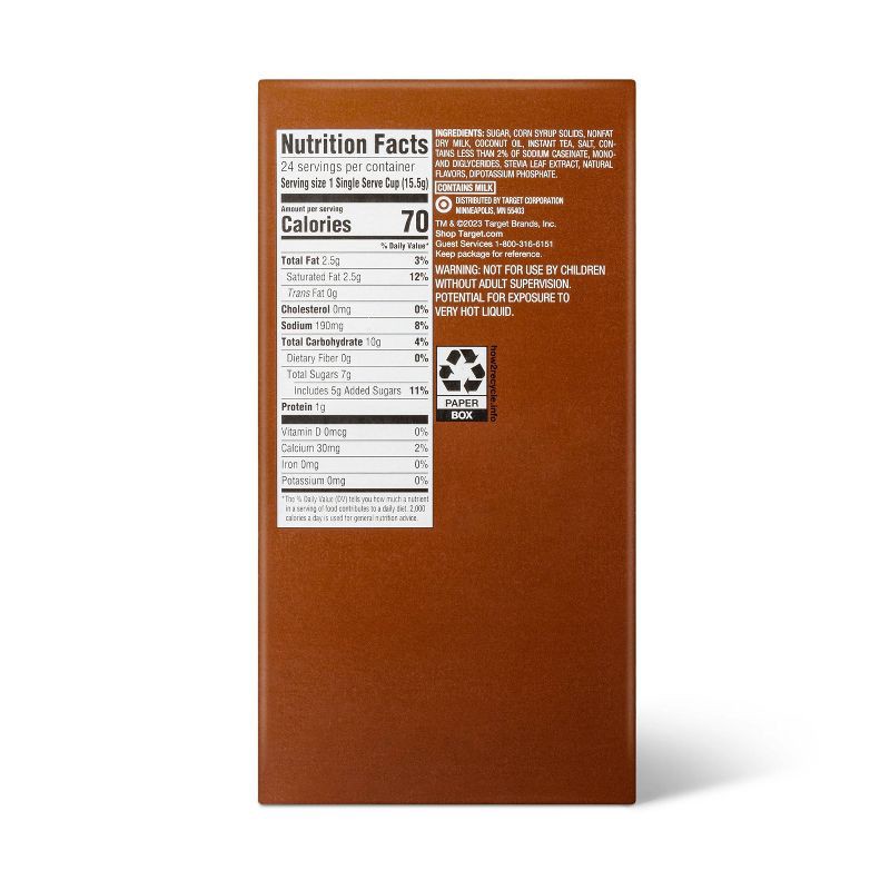 slide 3 of 3, Chai Latte Medium Roast Naturally Flavored with other Natural Flavors Single Serve Cups - 13.12oz - Good & Gather™, 13.12 oz