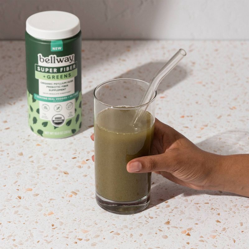 slide 3 of 4, Bellway Super Fiber Digestive Powder - Mixed Greens - 10oz, 10 oz