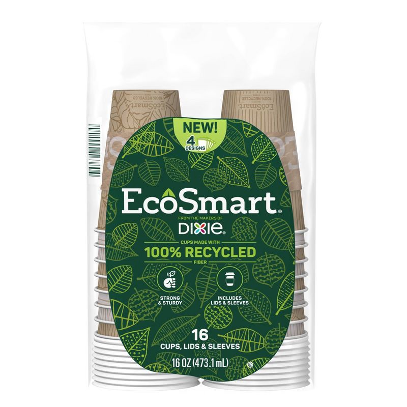 slide 1 of 1, Dixie EcoSmart Hot Cup - 16oz/16ct, 16 oz, 16 ct