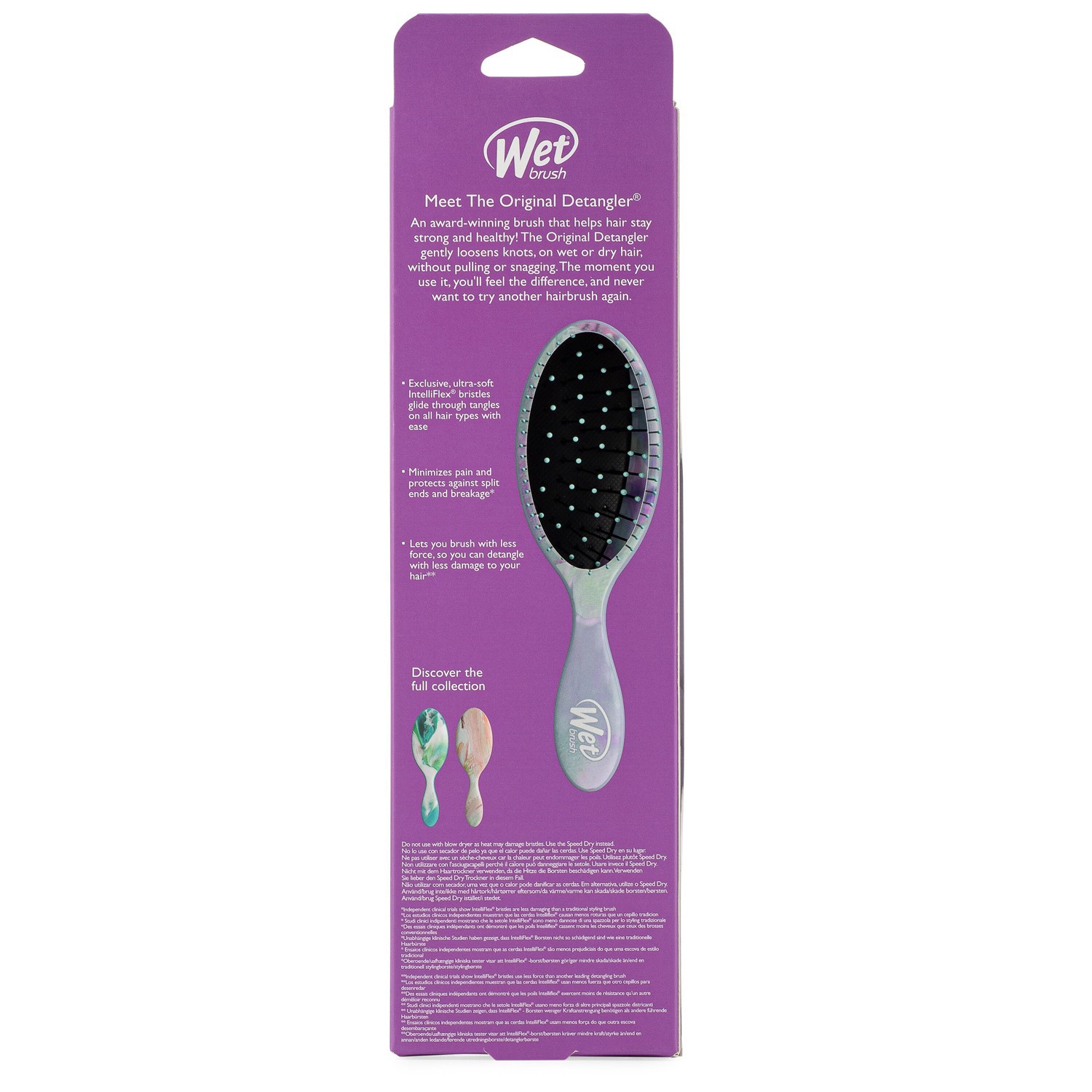 Wet Brush Liquid Fluidity Original Detangler Brush, Lavender