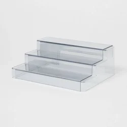 Plastic 3-Tier Expandable Shelf Clear - Brightroom™: Kitchen & Pantry Organizer, Polyethylene, Spot Clean, 13.5" Width