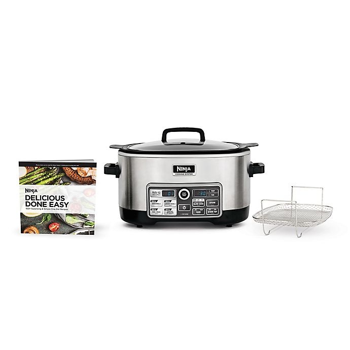 slide 7 of 7, Ninja Cooking System Slow Cooker with Auto-IQ, 6 qt