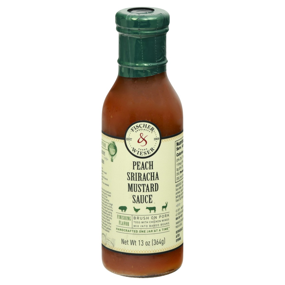 slide 5 of 13, Fischer & Wieser Peach Sriracha Mustard Sauce 13 oz, 13 oz