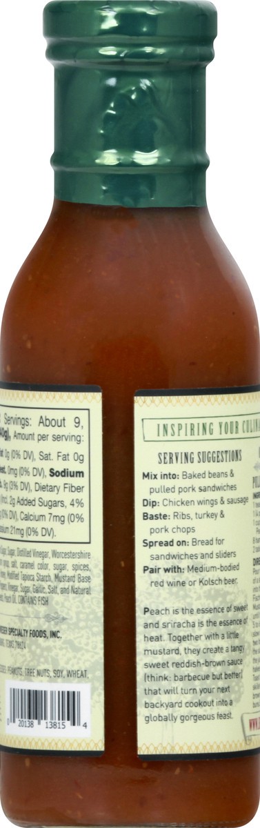 slide 8 of 13, Fischer & Wieser Peach Sriracha Mustard Sauce 13 oz, 13 oz