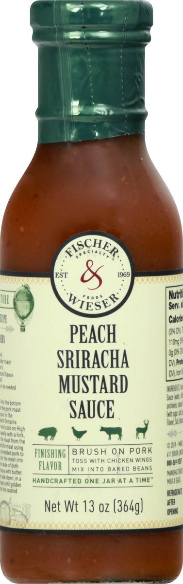 slide 11 of 13, Fischer & Wieser Peach Sriracha Mustard Sauce 13 oz, 13 oz