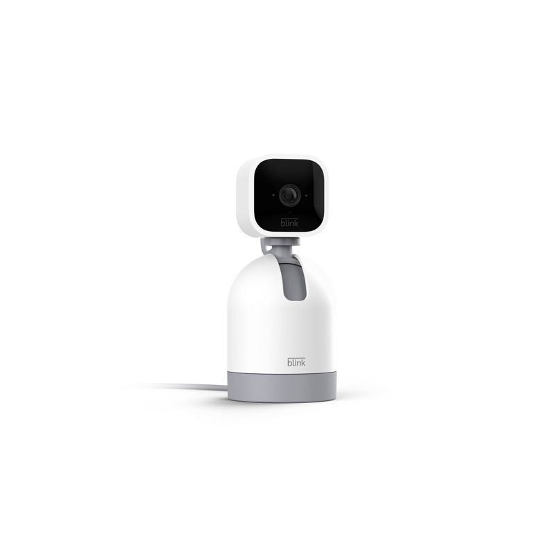 slide 2 of 5, Amazon Blink Mini Pan-Tilt Alexa-Enabled Indoor Rotating Plug-In Smart Security Camera - White, 1 ct