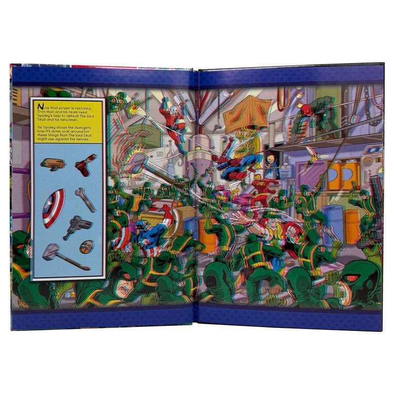 slide 2 of 5, Marvel Look and Find 3D Activity Book with 3D Glasses (Hardcover), 1 ct