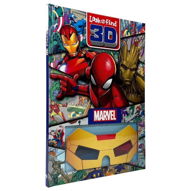 slide 5 of 5, Marvel Look and Find 3D Activity Book with 3D Glasses (Hardcover), 1 ct