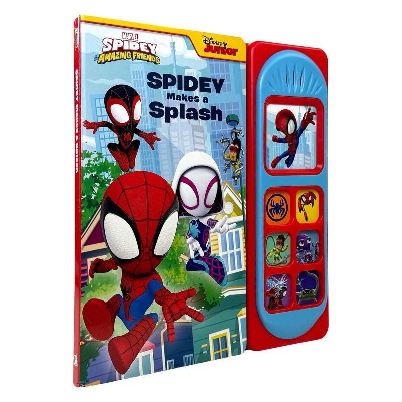 slide 4 of 5, Marvel Spidey and His Amazing Friends - Spidey Makes a Splash Little Sound (Board Book), 1 ct