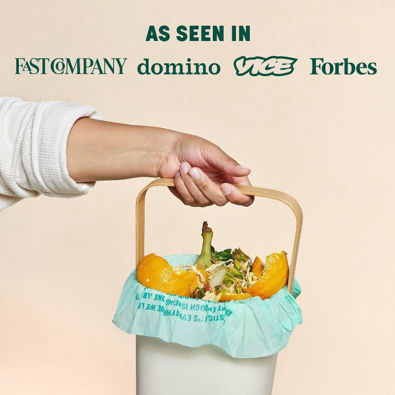 slide 4 of 9, HoldOn Bags Compostable Small Space Trash Bags - 4gal/30ct, 4 gal, 30 ct