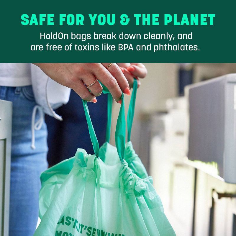 slide 7 of 11, HoldOn Bags Compostable Tall Kitchen Trash Bags - 13gal/25ct, 13 gal, 25 ct