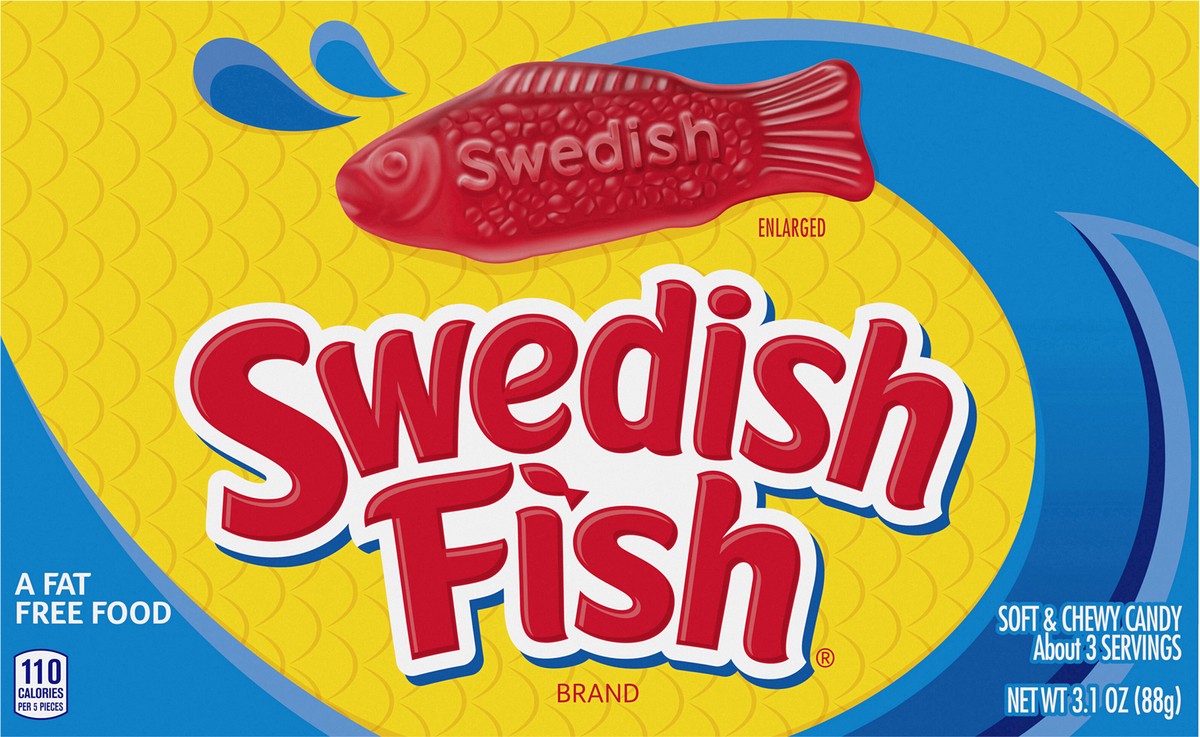 slide 6 of 9, Swedish Fish Soft & Chewy Candy - 3.1oz, 3.1 oz