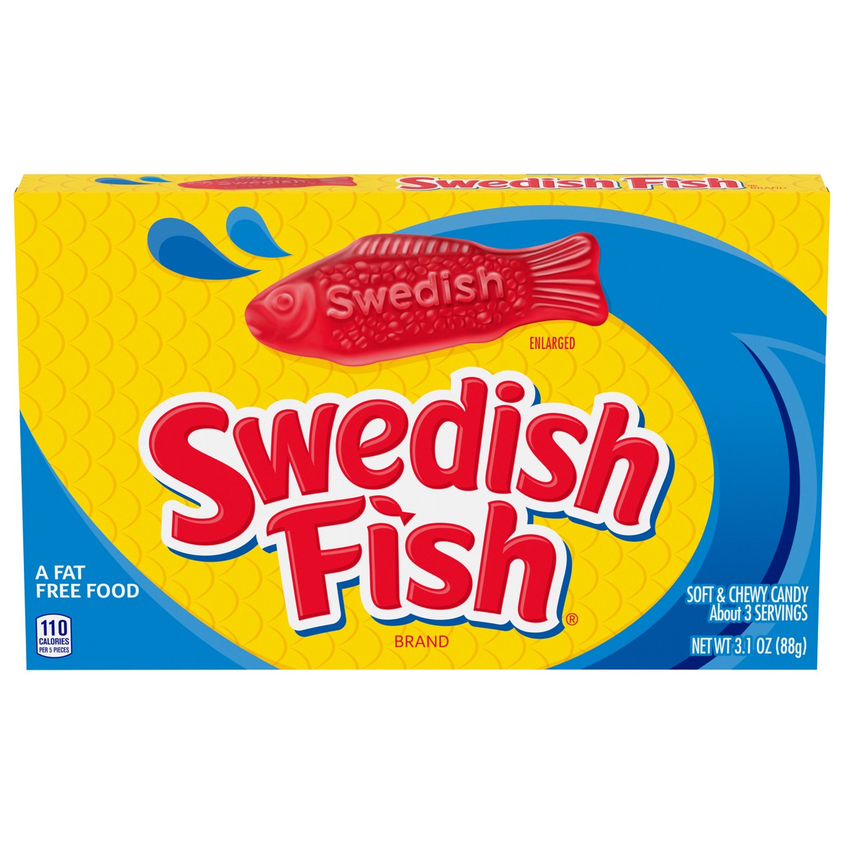 slide 1 of 9, Swedish Fish Soft & Chewy Candy - 3.1oz, 3.1 oz
