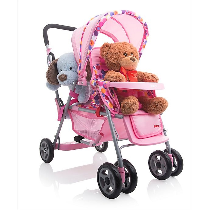 slide 3 of 5, Joovy Toy Caboose Stroller - Pink, 1 ct