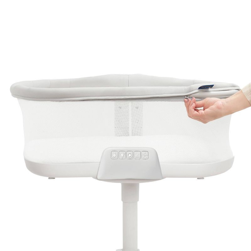 slide 9 of 9, HALO Innovations HALO BassiNest Soothing Swivel Sleeper 3.0 Baby Bassinet - Gray, 1 ct