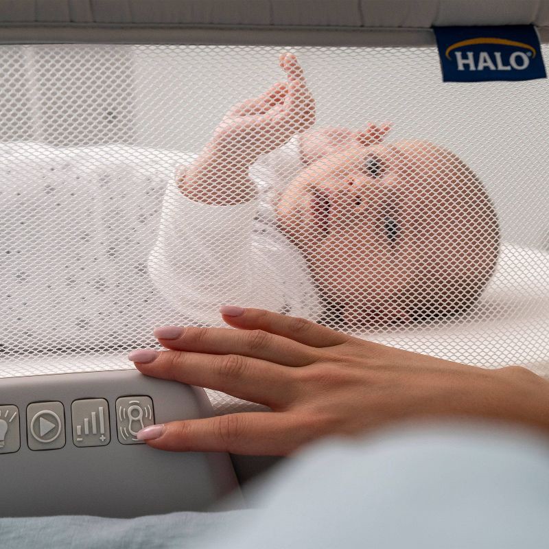 slide 4 of 9, HALO Innovations HALO BassiNest Soothing Swivel Sleeper 3.0 Baby Bassinet - Gray, 1 ct