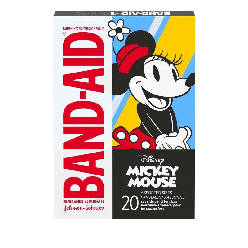 slide 8 of 8, Band-Aid Mickey Mouse Adhesive Bandages - 20ct, 20 ct