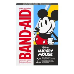 Band-Aid Mickey Mouse Adhesive Bandages - 20ct