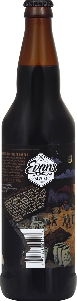 slide 3 of 4, Evans Brewing Co. Evans Brewing Beer 22 oz, 22 oz