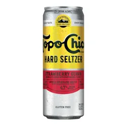 Topo Chico Hard Seltzer Strawberry Guava Flavored Beverage - 24 fl oz Single Can