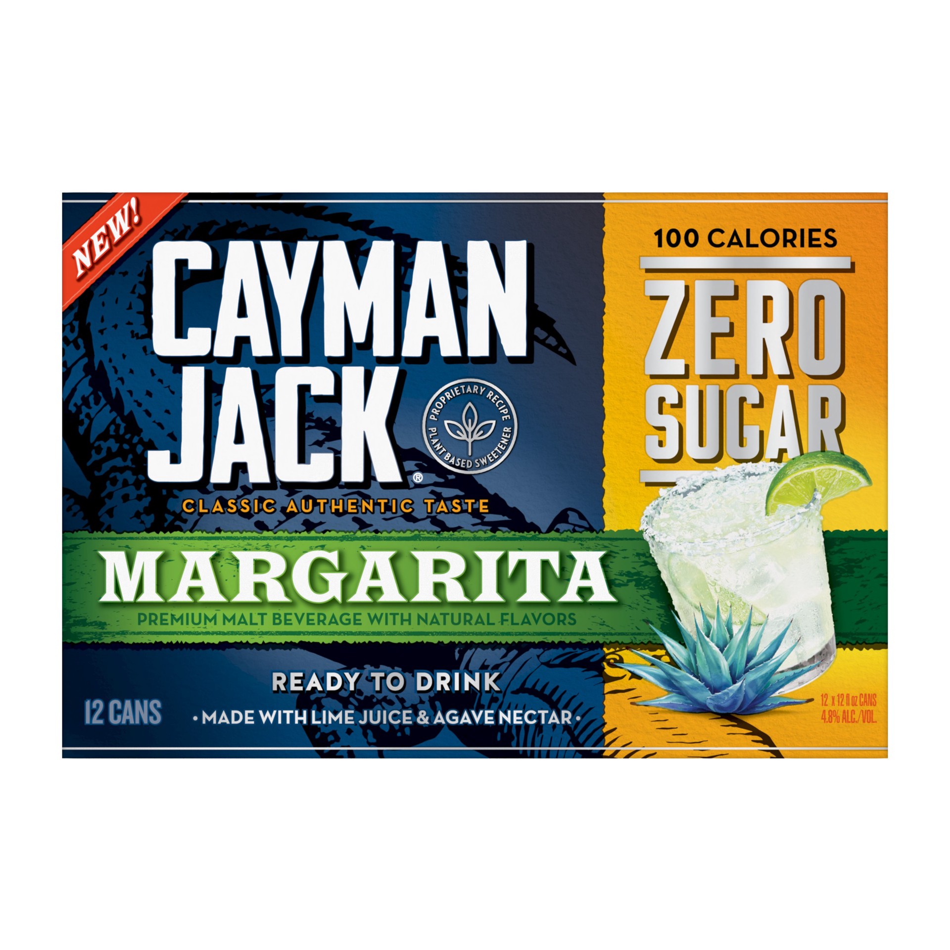 Cayman Jack Margarita Zero - 12pk/12 fl oz Cans 12 ct; 12 fl oz | Shipt