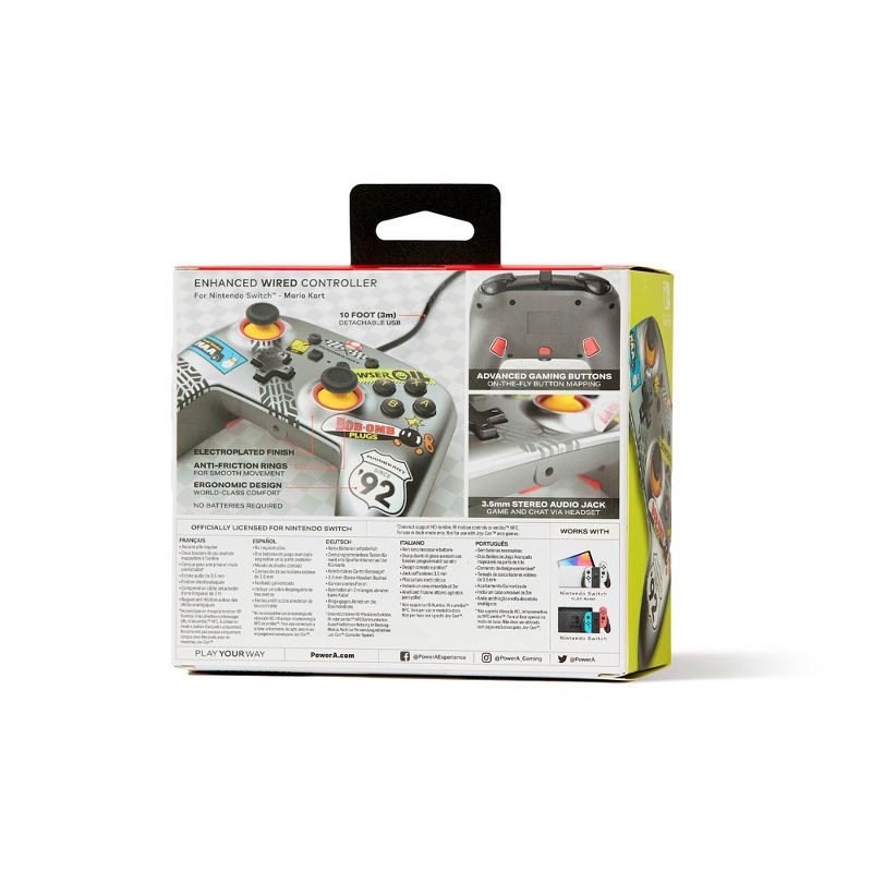 Powera Enhanced Wired Controller For Nintendo Switch - Mario Kart