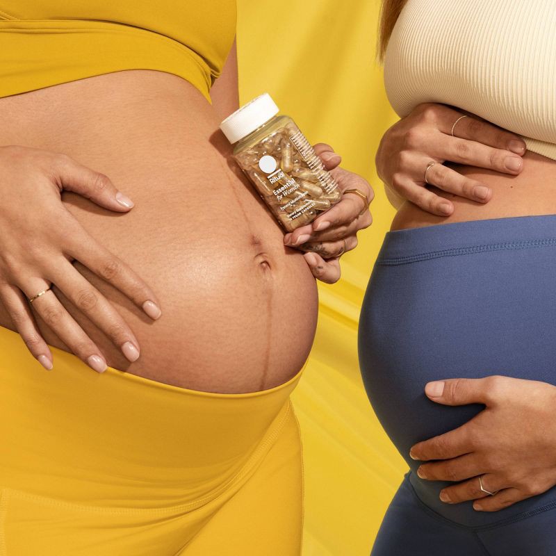 slide 3 of 12, Ritual Prenatal Multivitamin with Folate, Choline, Vegan Omega-3 DHA and Chelated Iron Vegan Capsules - Citrus Essenced - 60ct, 60 ct