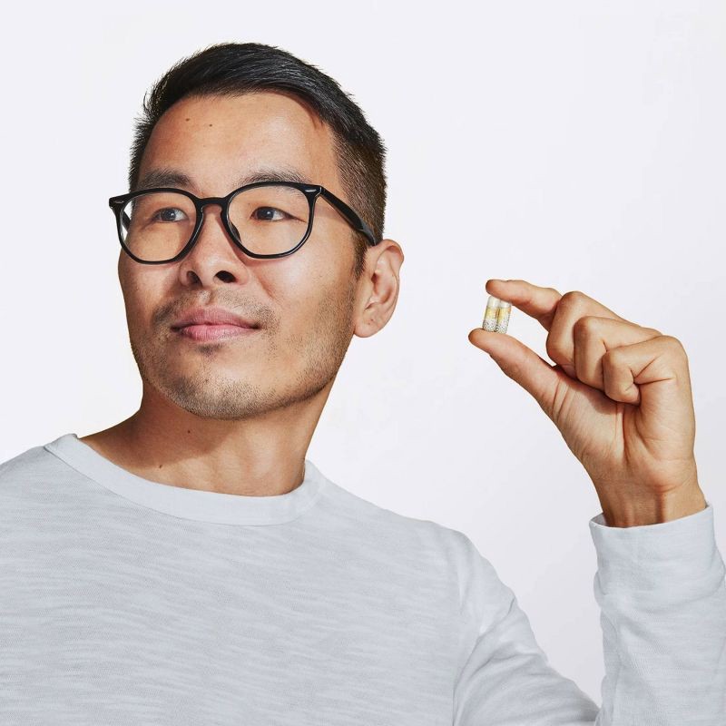 slide 3 of 11, Ritual Multivitamin for Men 18+ with Vegan Omega-3 DHA, Vitamin D3 and B12 Vegan Capsules - Mint Essenced - 60ct, 60 ct