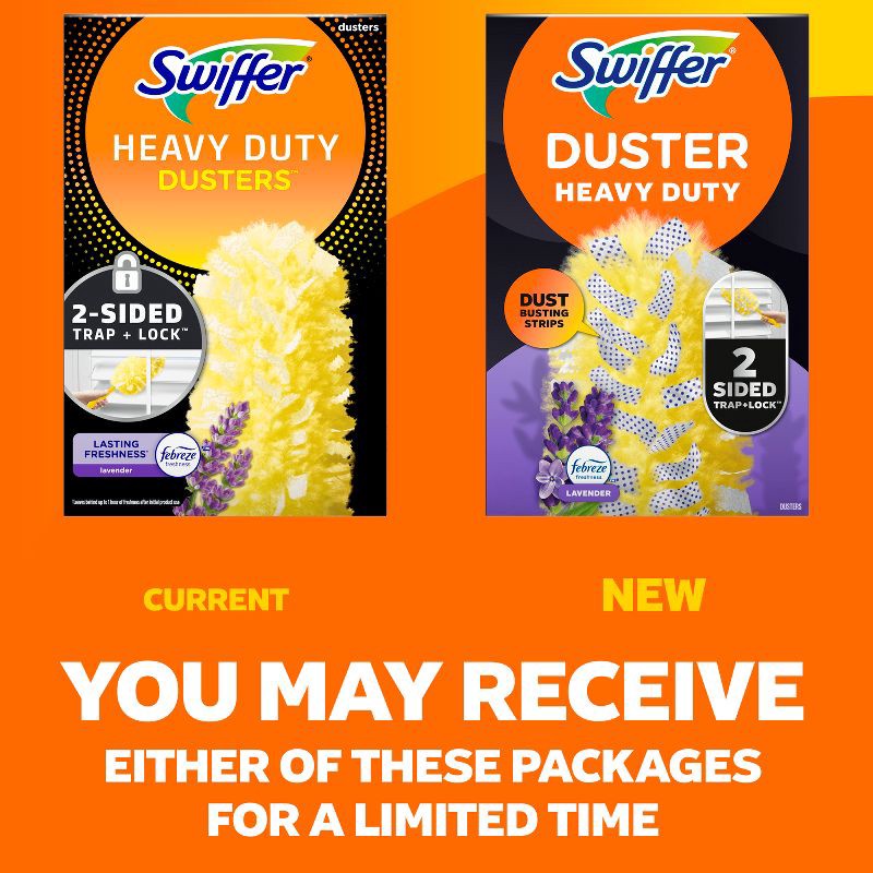 slide 15 of 16, Swiffer Lavender Dusters Multi-Surface Heavy Duty Refills - 11ct, 11 ct