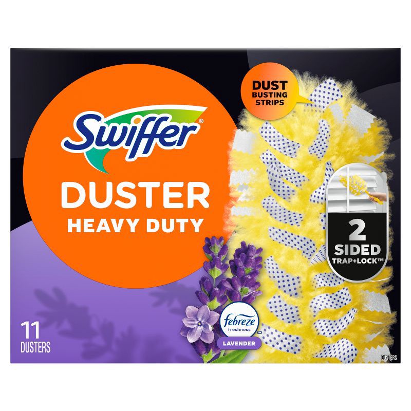 slide 16 of 16, Swiffer Lavender Dusters Multi-Surface Heavy Duty Refills - 11ct, 11 ct