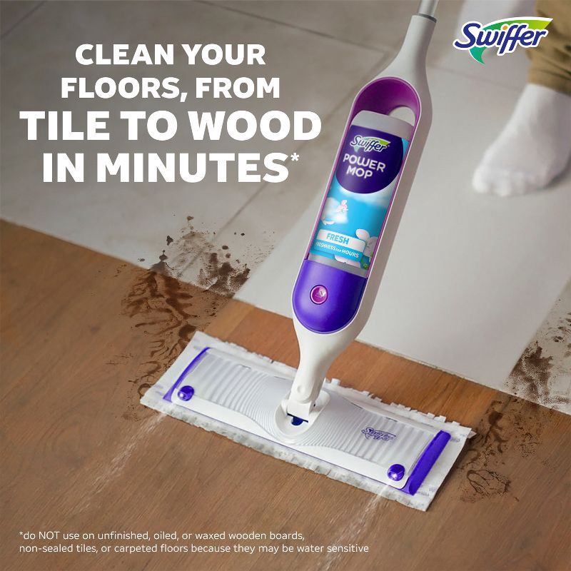 slide 3 of 11, Swiffer Fresh Power Mop Floor Cleaning Solution - 2ct, 2 ct