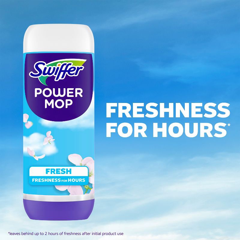 slide 7 of 11, Swiffer Fresh Power Mop Floor Cleaning Solution - 2ct, 2 ct