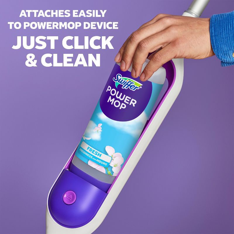 slide 8 of 11, Swiffer Fresh Power Mop Floor Cleaning Solution - 2ct, 2 ct