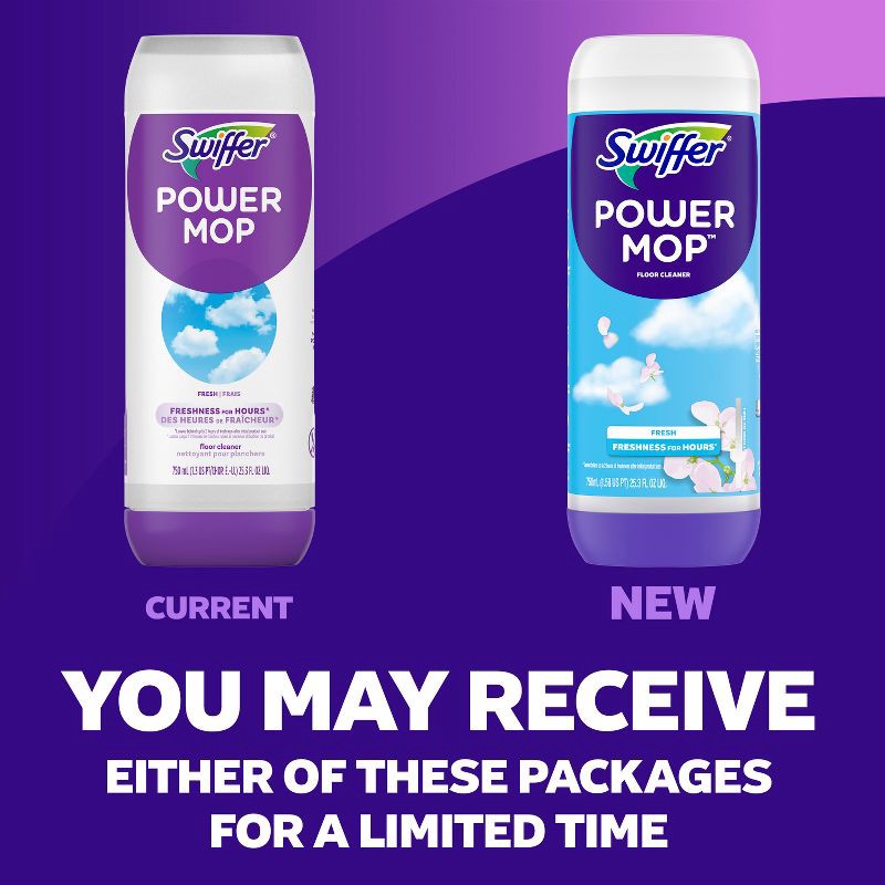 slide 9 of 11, Swiffer Fresh Power Mop Floor Cleaning Solution - 2ct, 2 ct