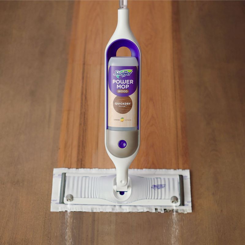 slide 12 of 15, Swiffer Power Mop Wood Mopping Pad Refills for Floor Cleaning - 5ct, 5 ct