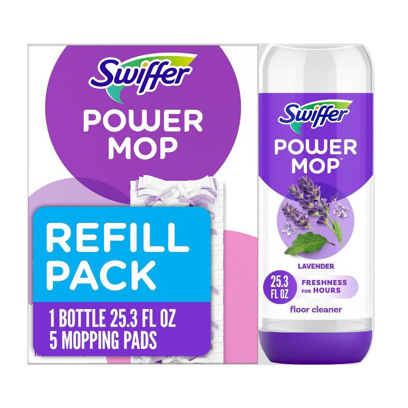 Swiffer Power Mop Multi Surface Pad Refills And Solution Bundle Pack 5ct 5 Ct Shipt 9879